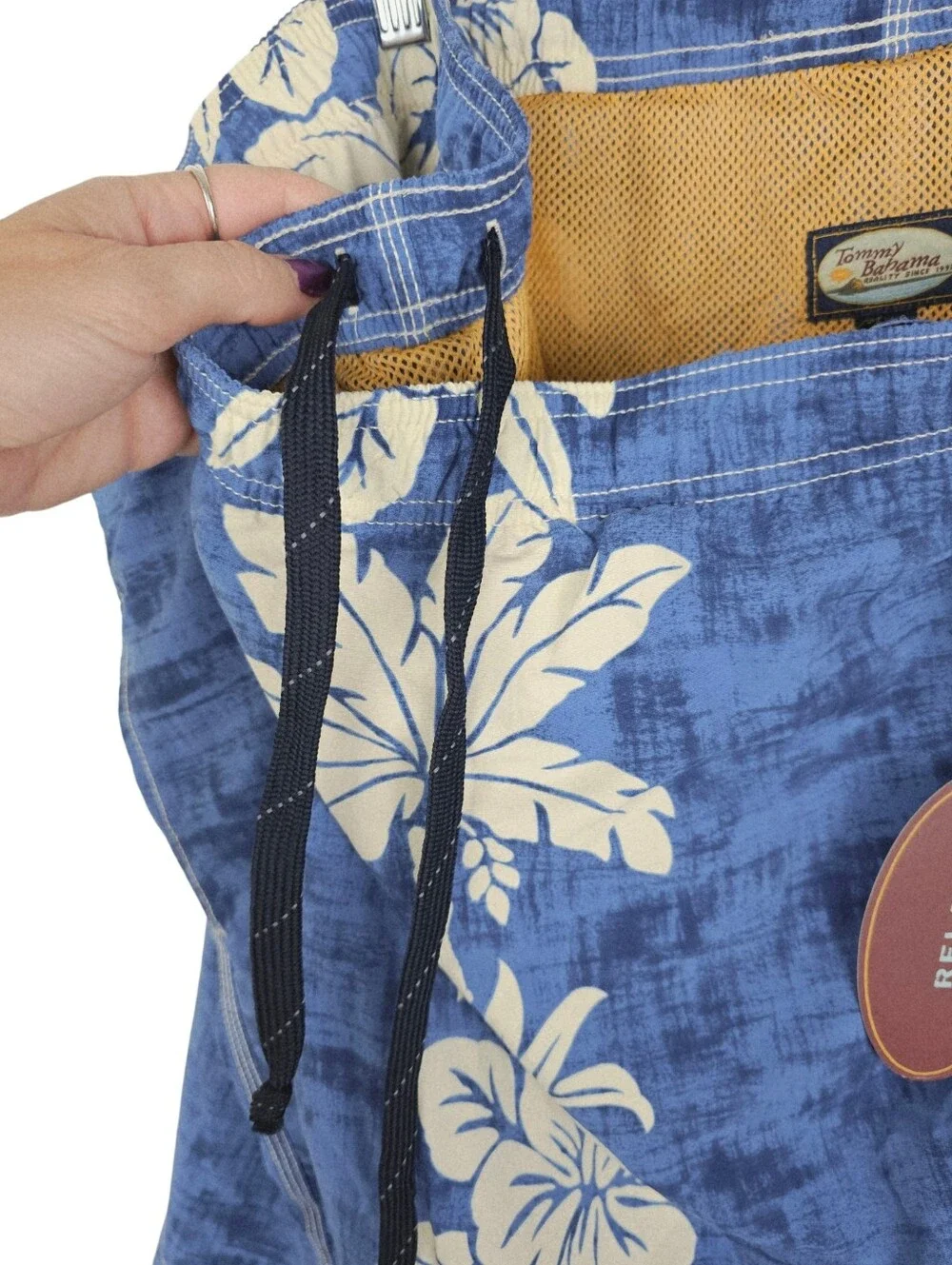 Tommy Bahama Palm-O-Rama Blue Tropical Swim Trunks NWT 4XB
